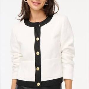J.Crew tweed cropped jacket